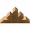 Ekena Millwork Saratoga Rough Sawn Timber Gable Bracket, Western Red Cedar, 36"W x 21"H x 6"D x 6"F, 14/12 Pitch GBW036X21X0606SAR00RWR - alternate 5